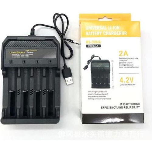 Universal Li-Ion Battery Charger MS-5D84A 2000mA